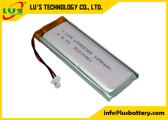 Lp952360 baterías 1280mah de Lipo de 3,7 voltios para el equipo de comunicación
