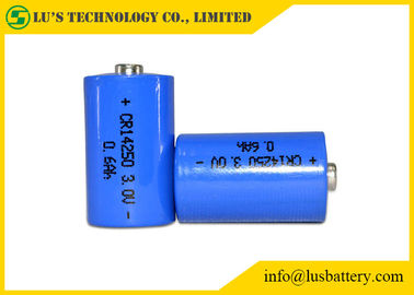 Seguimiento de la batería 650mah 3.0v GPS del dióxido del manganeso del litio CR14250