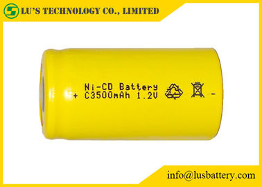 Gama de temperaturas ancha baja de las baterías recargables de la autodescarga 3500mah 1,2 V Nicd
