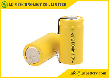 Batería de níquel-cadmio de la batería del Ni-Cd SC1300mah 1,2 V para las iluminaciones de reserva de la emergencia
