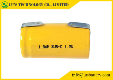 Tipo cilíndrico de la célula del cargador de la batería de níquel-cadmio de SC1800mah 1.2V NICD