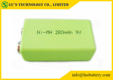 batería recargable 9v Nimh de la batería 6F22 9v de 9V 280mah del nimh prismático de la batería