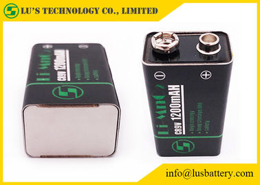Batería de litio primaria de la batería no recargable LiMnO2 de CR9V 1200mah 9 voltios