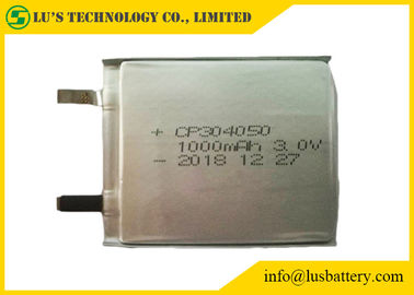 Célula disponible ultra fina de la bolsa de las baterías CP304050 3.0V 1000mAh