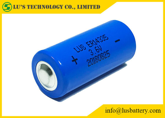 Batería 3.6V 1.65AH 2/3AA del litio LiSOCl2 de Er14335 3.6v