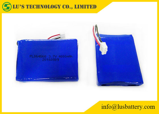 Batería de litio del polímero de LP064560 4000mah 3.7v Li Ion Battery 4ah 1S2P