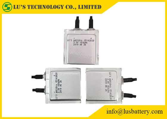 NINGUNA Limno2 batería suave recargable 3.0v 160mah CP142828 para el equipo del sensor