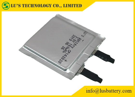la contaminación flexible CP142828 de la batería de litio de 3v 150mah no tabula los terminales