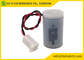 Estuche de plástico disponible del tamaño de la batería de litio ER14250 3,6 V 1200mA 1/2AA para los contadores del agua