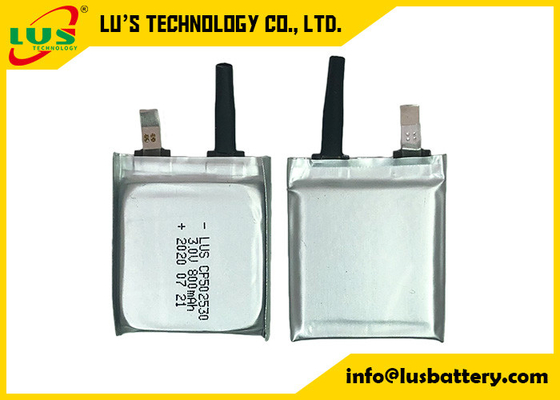 Batería ultra fina flexible CP502530 de la serie del CP del manganeso del litio 3,0 voltios