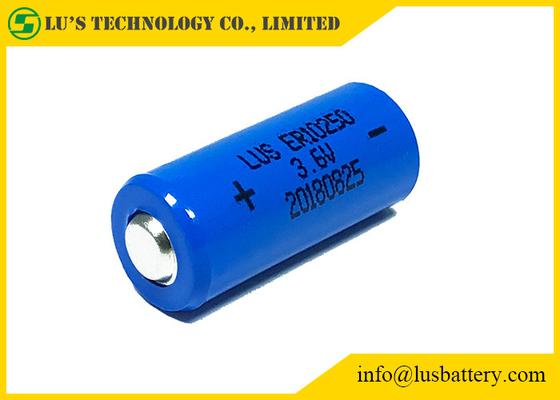 Batería de Li SOCl2 de la batería del cloruro de tionil del litio de ER10250 el 1/2 AAA para los sistemas de alarma inalámbricos