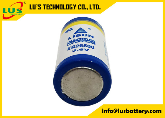 batería 9000MAh ER26500 del cloruro de tionil del litio del tamaño de 26500 3.6V C