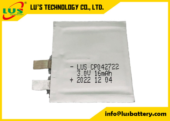 Las tarjetas inteligentes Li MnO2 ultra adelgazan las baterías de litio planas de la batería 042922