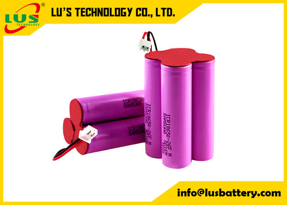11.1v 2200mah 24.42wh 18650 Batería de iones de litio personalizada 18650 12V 2.2Ah Li-Ion 11.1v 2200mah