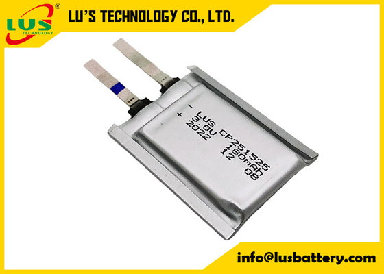 LiMnO2 Celular ultra delgada 3V CP251525 Batería de 150mah Celular de dióxido de litio y manganeso 3.0 Volt Batería