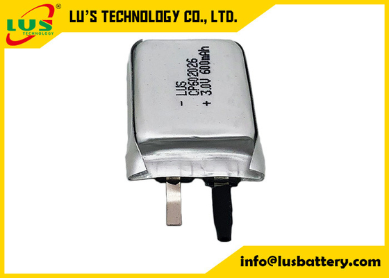 3v 600mah batería limno2 no recargable cp602026 batería ultra delgada LI-MnO2 CP602026 600MAH célula CP