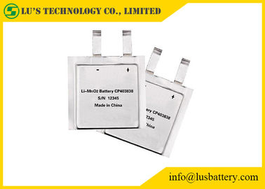 Baterías flexibles modificadas para requisitos particulares limno2 de la célula de la batería de litio 3.0v de la serie ultra fina del CP