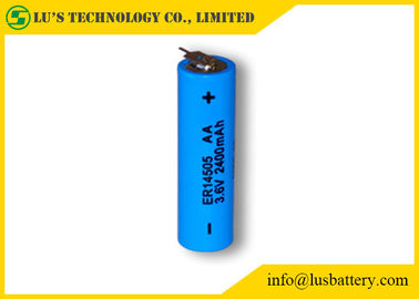 Las baterías disponibles de la batería 3.6v 2400mah del cloruro de tionil del litio del AA 3,6 V 2.4Ah del tamaño ER14505 clasifican el AA
