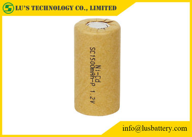 Batería cilíndrica de la batería de níquel-cadmio de NI-CD 1,2 V 1500mah