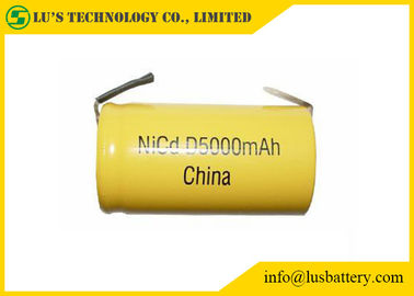 Alta batería recargable del tamaño D 5000mah de la batería de níquel-cadmio de la capacidad