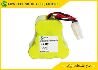 9,6 color modificado para requisitos particulares batería del Mah NIMH de la batería recargable 3000 de voltio