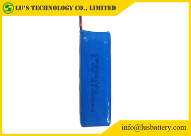 Batería modificada para requisitos particulares de la película fina de la batería CP802060 de 3V 2100mAh Limno2