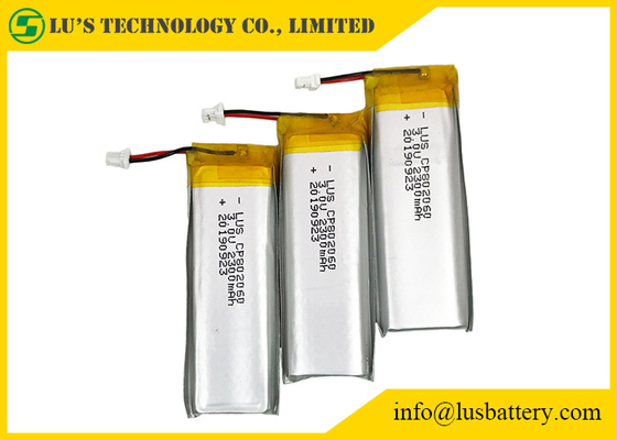 batería ultra fina 10mA CP802060 prismático de 3.0V 2300mah para el civil RFID