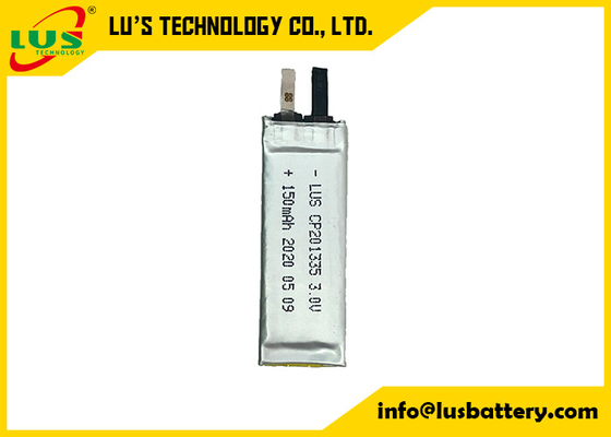 Batería flexible Limno2 3V no recargable de la célula fina 150mAh para Hoverboard CP201335