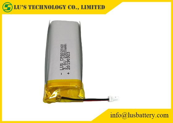 Terminales de alambres prismáticos de la batería de litio Limno2 2000mA para la industria CP603742 de Iot