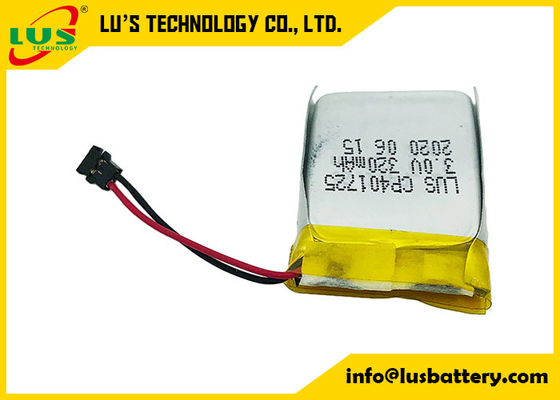 célula de batería de 3V 320mah Limno2 con el conector de los alambres para el uso Smart Card del montaje del PWB