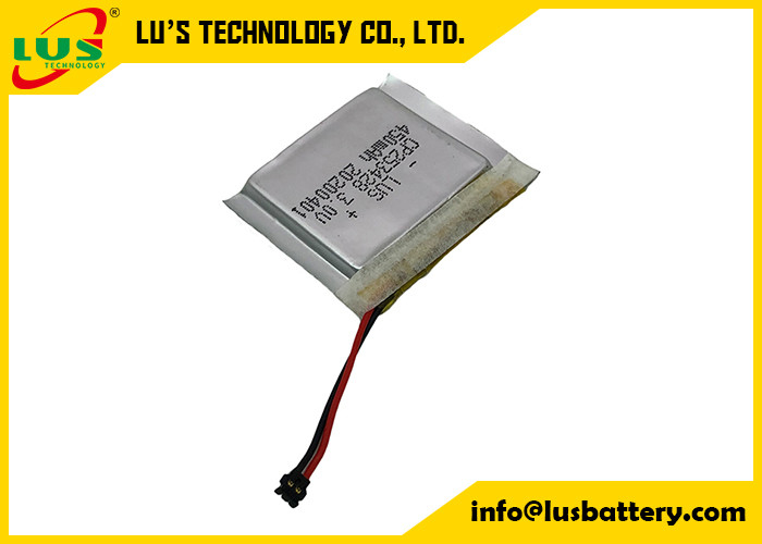 CP253428 fino plano con el litio Ion Non Rechargeable Cell de voltio 450mah del conector 3
