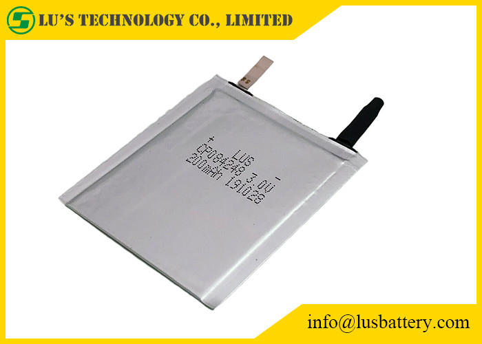 Batería 3.0v 200mah CP084248 del manganeso del litio del embalaje flexible para la etiqueta elegante rastreable