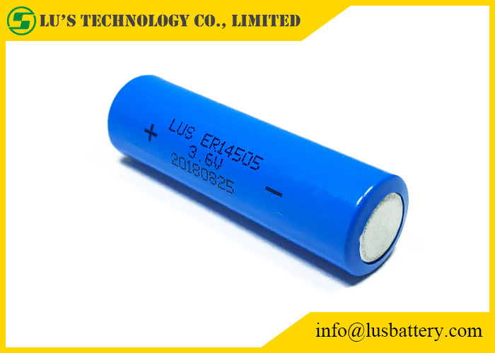 Batería espiral del cloruro de tionil del litio de la batería de litio de la célula ER14505 AA 3,6 V 2400mah