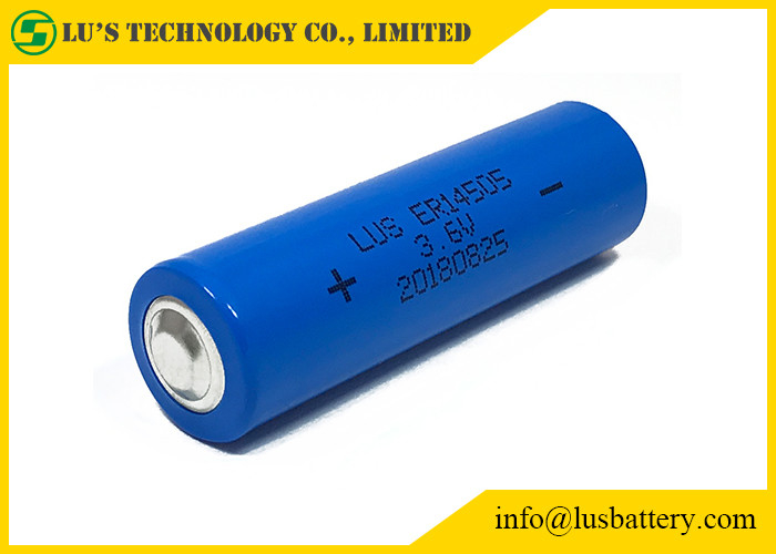 Batería espiral del cloruro de tionil del litio de la batería de litio de la célula ER14505 AA 3,6 V 2400mah