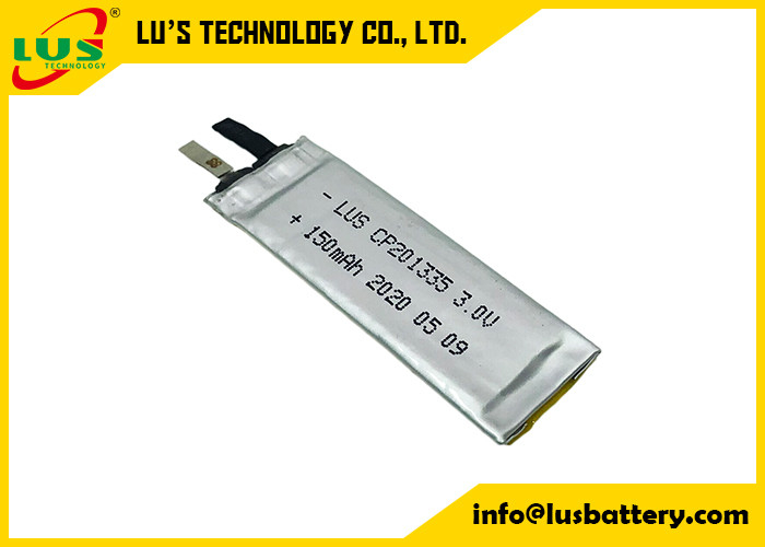 células flexibles Limno2 del Smart Watch de Ion Battery For Hoverboard CP201335 del litio de 3V 150mAh
