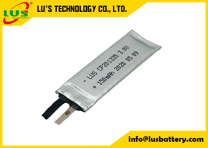 células flexibles Limno2 del Smart Watch de Ion Battery For Hoverboard CP201335 del litio de 3V 150mAh