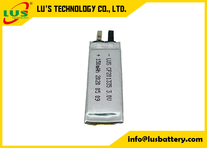 células flexibles Limno2 del Smart Watch de Ion Battery For Hoverboard CP201335 del litio de 3V 150mAh