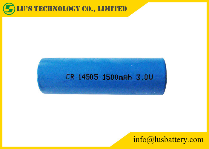 Célula cilíndrica de Li Mno 2 del Cr 14505 no recargables del respaldo de las baterías 3v Cmos de Cr14505 Aa