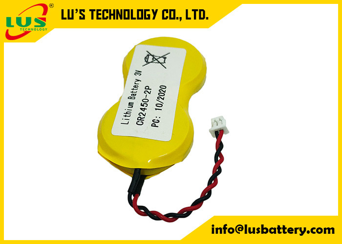 Tipo Imos 1p2-A1 de la batería del botón de la pila 1200mah de Cr2450-2p 3v para Rfid