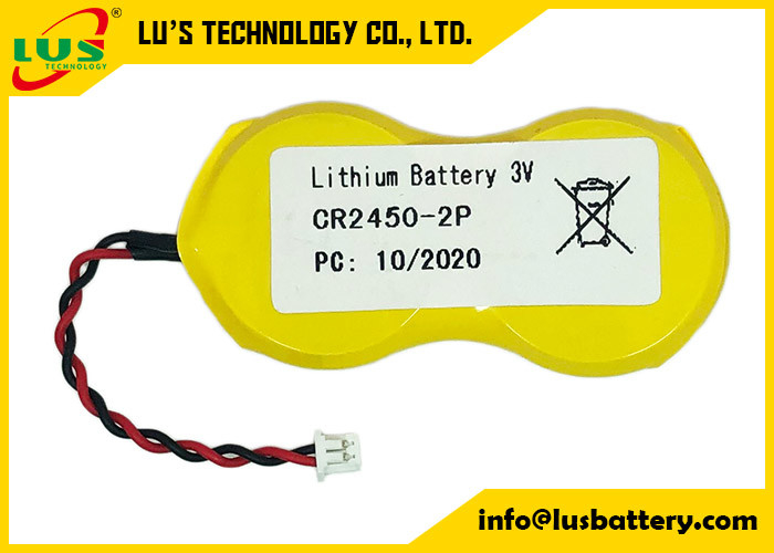 Tipo Imos 1p2-A1 de la batería del botón de la pila 1200mah de Cr2450-2p 3v para Rfid