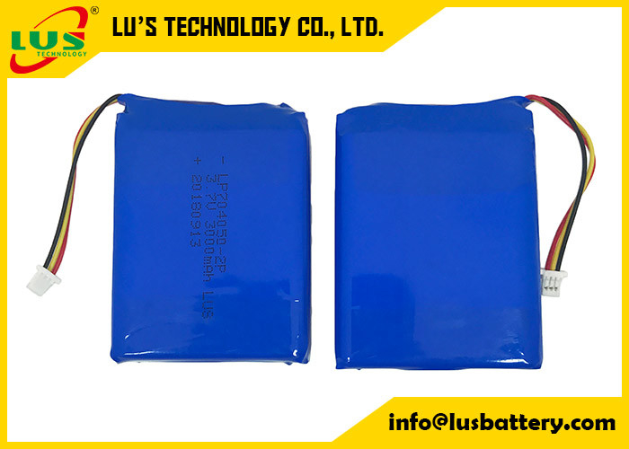 Batería de polímero de litio 3000mah PL704050-2P de 1600mAh 3.7V Lipo para las luces del gabinete