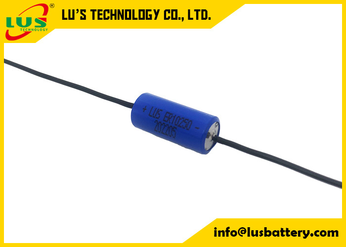 Batería del cloruro de tionil del litio de ER10250 el 1/2 AAA con los pernos 3,6 V o con los conductores axiales
