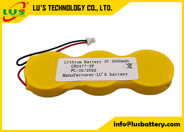 Batería de voltio 1000mAh del litio 3 de la batería 2477 de la célula del litio de CR2477 3V para el ESL