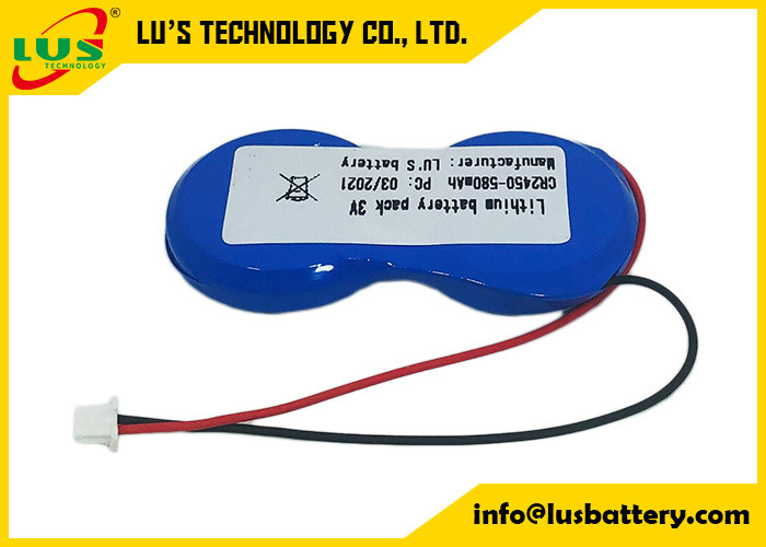 Tipo baterías de la batería de CR2450-2P 3V 1200mah del metal del litio de IMOS 1P2-A1