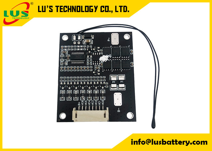 18650 batería BMS 7s 20A con el software modificado para requisitos particulares conector 7S 15A 24V 29.4V PCBA