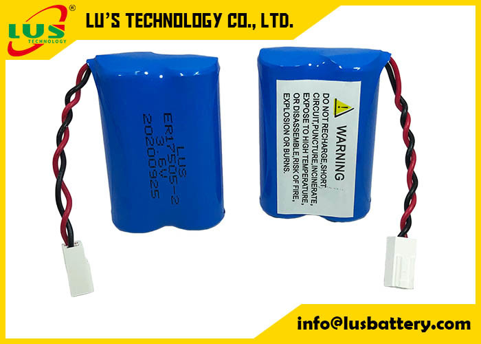 Tamaño de la batería 6800mah del cloruro de tionilo del litio de ER17505 3.6V una batería de litio
