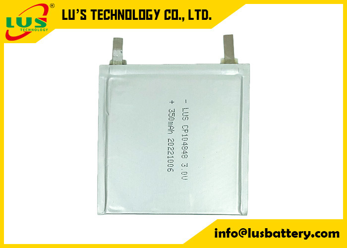 Célula fina flexible primaria ligera CP104848 de las baterías de litio 3.0V para el sistema de facturación