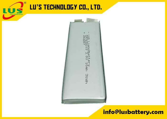 Batería de litio plana ultra fina de la célula 10ah CP8040112 de CP7839109 3.0V para la supervisión de la logística