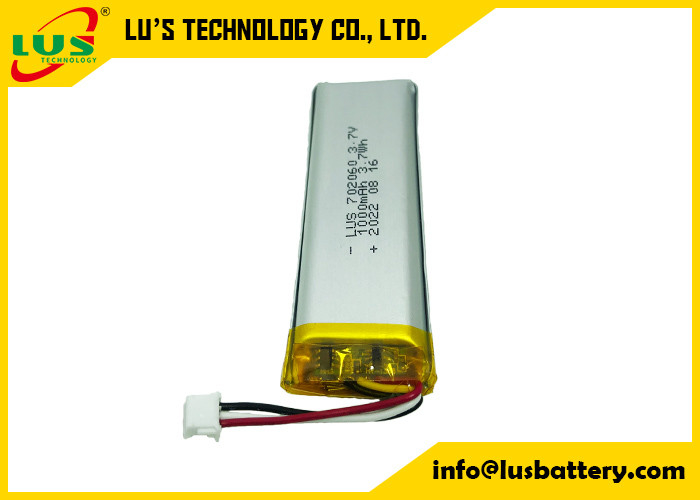 Capacidad ultra fina de la batería 3.7V del polímero de litio LP702060 alta para Mini Printer