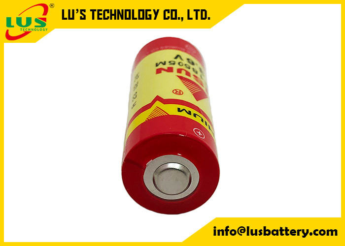 Tipo espiral batería primaria ER18505M UHR-ER18505 de la batería de litio 3.6V 3600mAh Li SOCl2